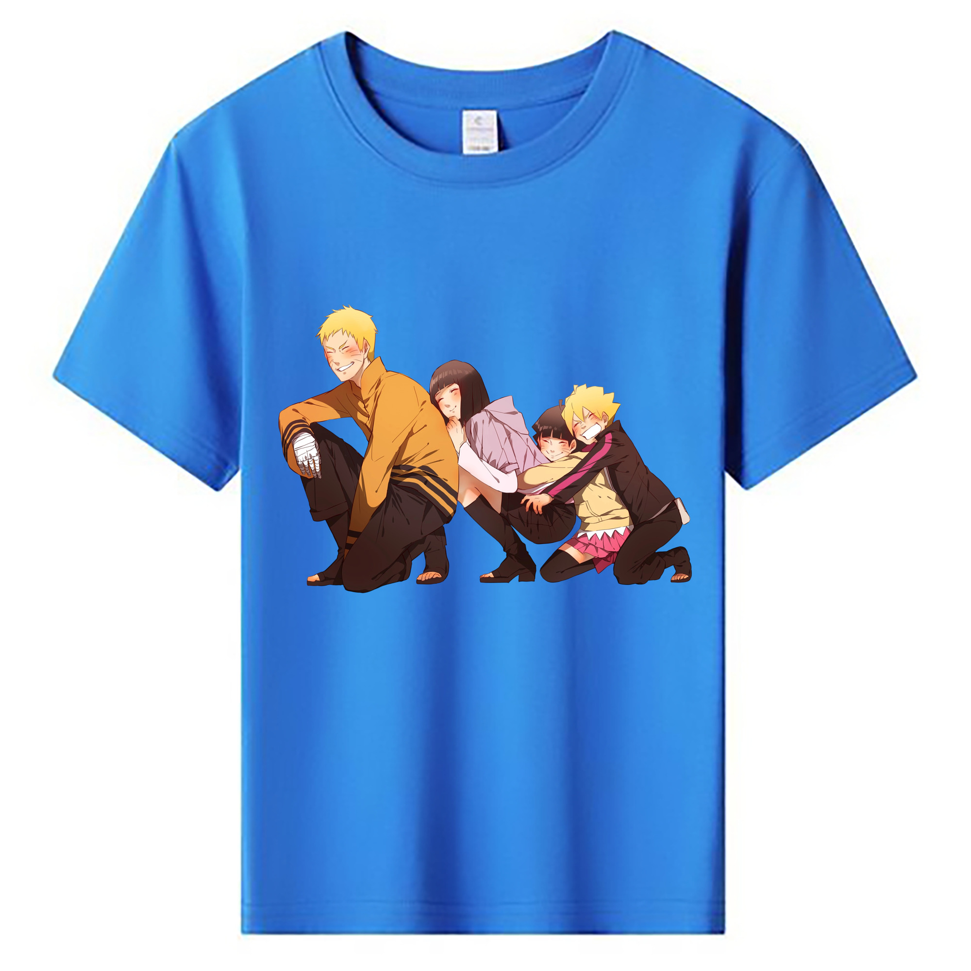 （画像用） NARUTO -ナルト- うずまき ナルト Uzumaki Naruto 綿100％キッズTシャツ（フロントプリント）